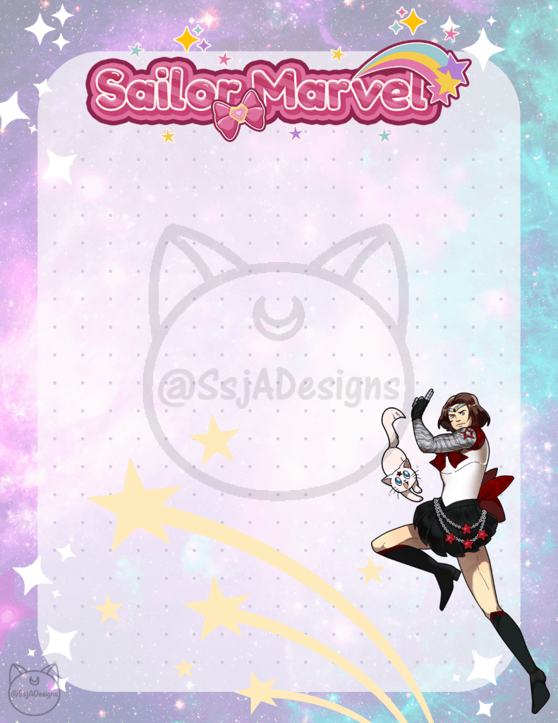 Sailor Marvel Stationary Notepad - Phase 2