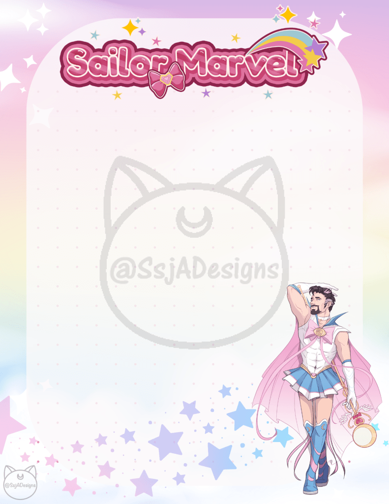 Sailor Marvel Stationary Notepad - Phase 1