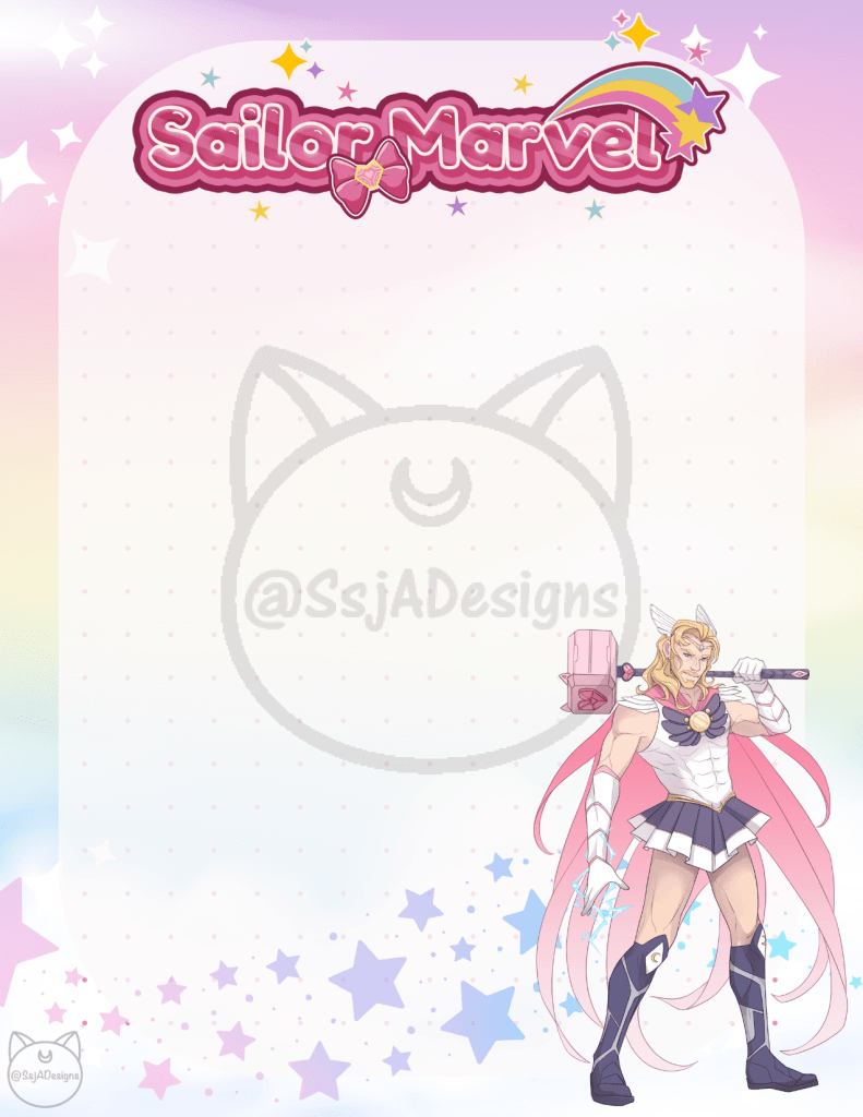 Sailor Marvel Stationary Notepad - Phase 1