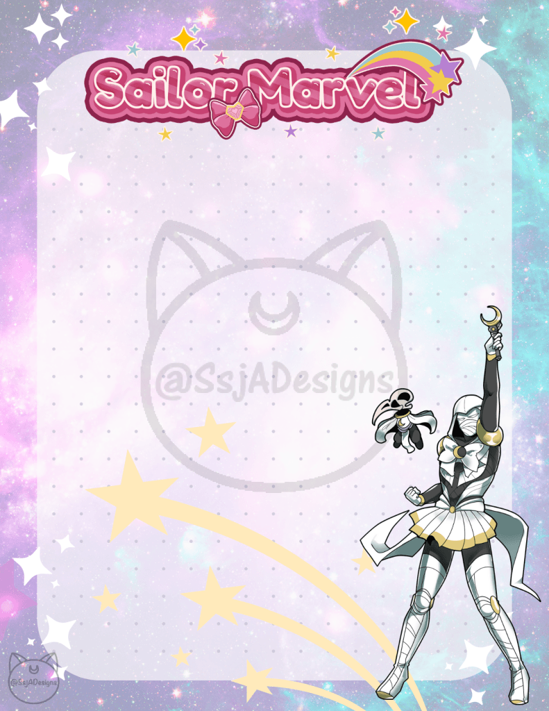 Sailor Marvel Stationary Notepad - Phase 2