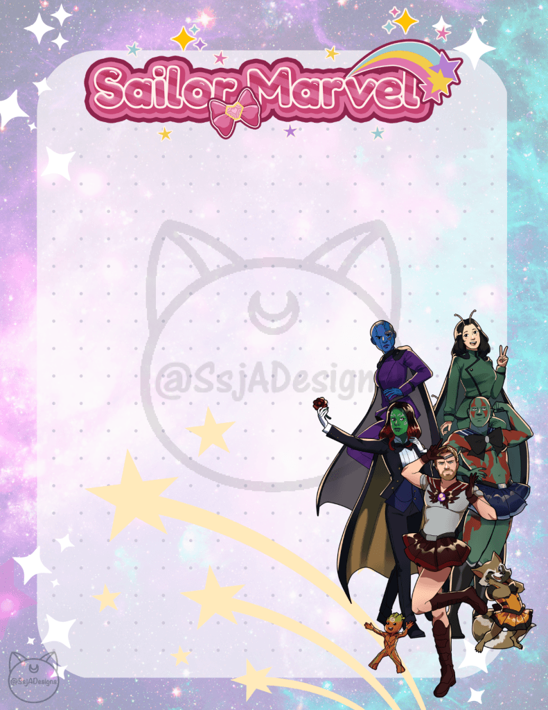 Sailor Marvel Stationary Notepad - Phase 2