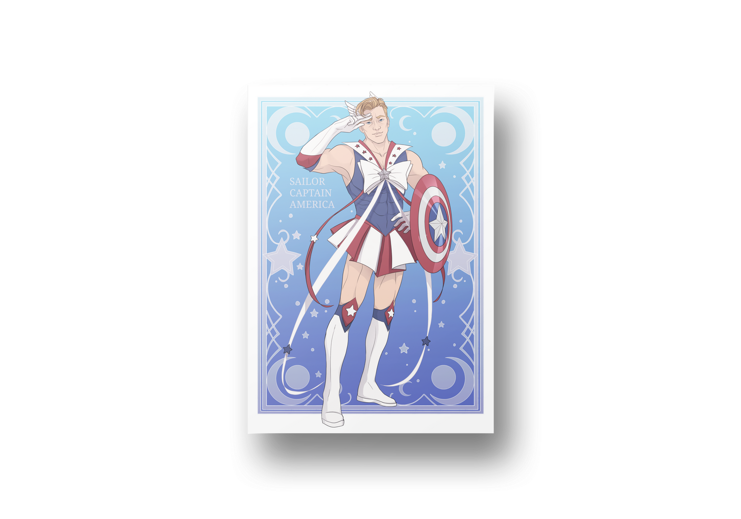 8.5x11 A4 Sailor Marvel Art Print - Phase 1