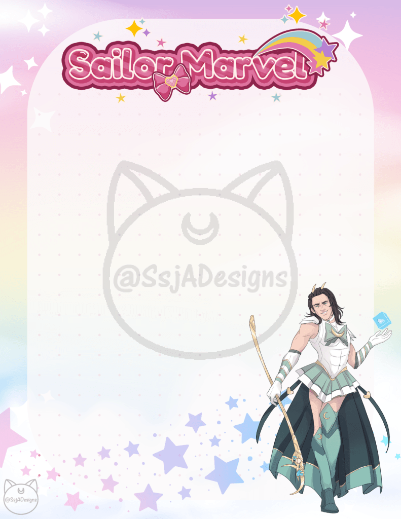Sailor Marvel Stationary Notepad - Phase 1