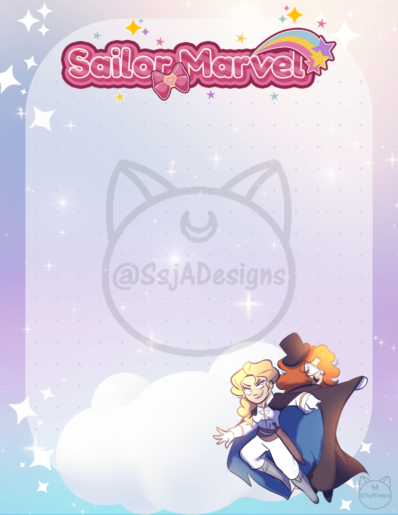 Sailor Marvel Chibis Stationary Notepad - Phase 1
