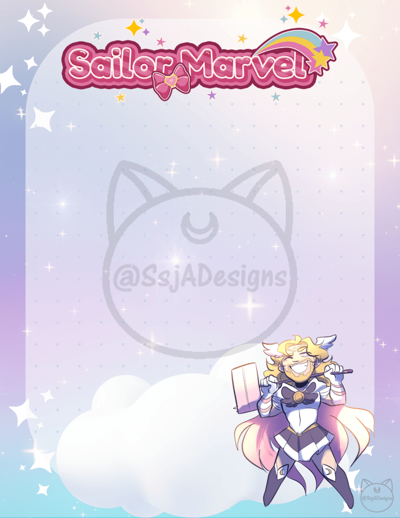 Sailor Marvel Chibis Stationary Notepad - Phase 1