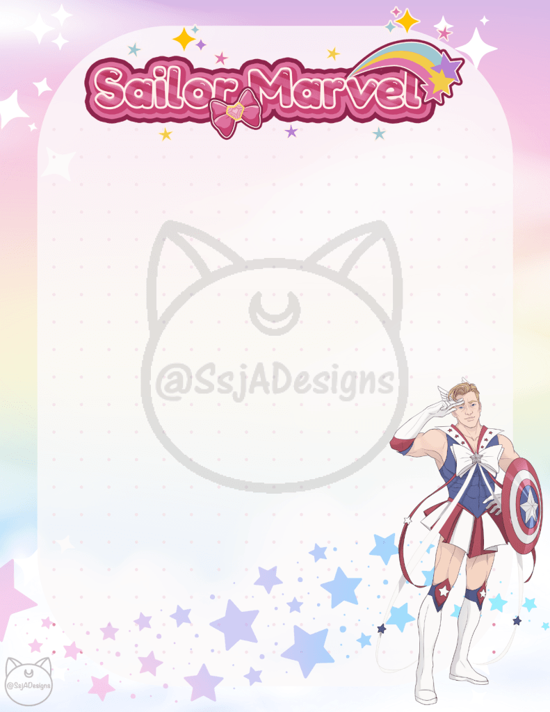 Sailor Marvel Stationary Notepad - Phase 1