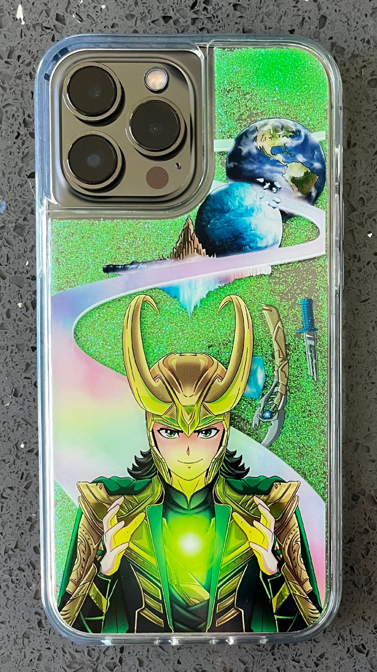Loki Glitter Phone Case
