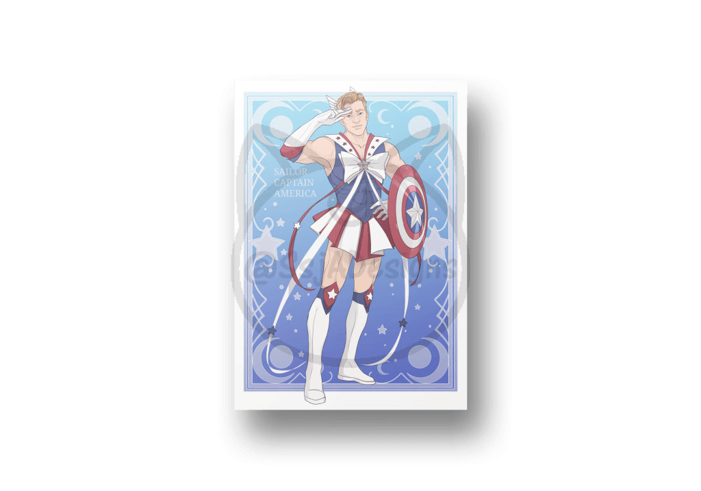 5x7 Sailor Marvel Postcard Art Print - Phase 1